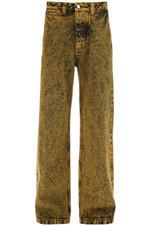  Marni loose jeans in marbled denim
