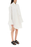 Palm angels shirt dress with bell sleeves