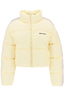  Palm angels cropped puffer jacket with bands on sleeves