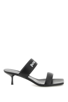  Palm angels leather mules with logo