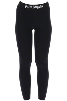  Palm angels sporty leggings with branded stripe