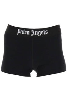  Palm angels sporty shorts with branded stripe