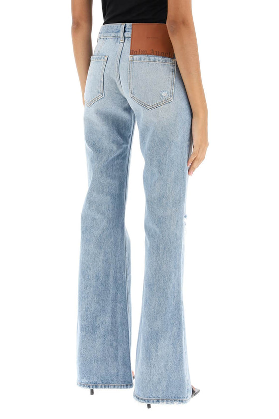 Palm angels low-rise waist bootcut jeans