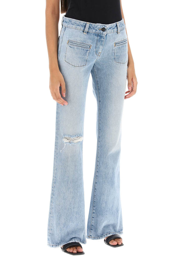 Palm angels low-rise waist bootcut jeans