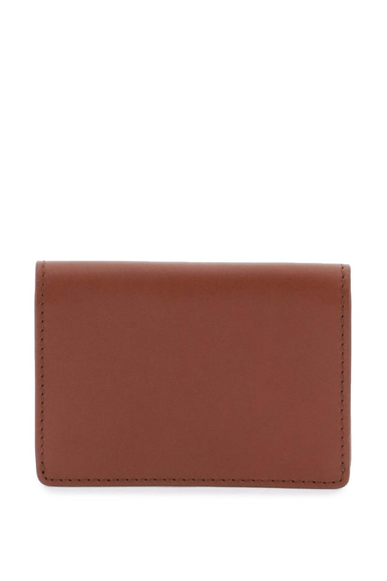 A.p.c. leather stefan card holder