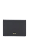 A.p.c. leather stefan card holder
