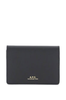  A.p.c. leather stefan card holder