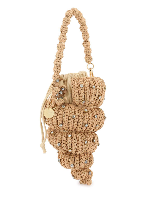 L'alingi "handbag in tulip shell design made of r