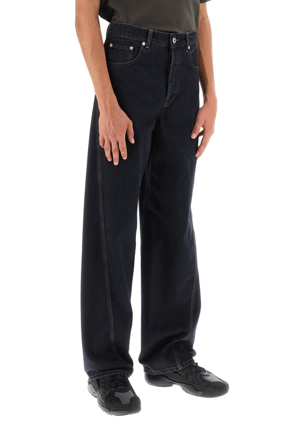 Lanvin baggy jeans with twisted seams