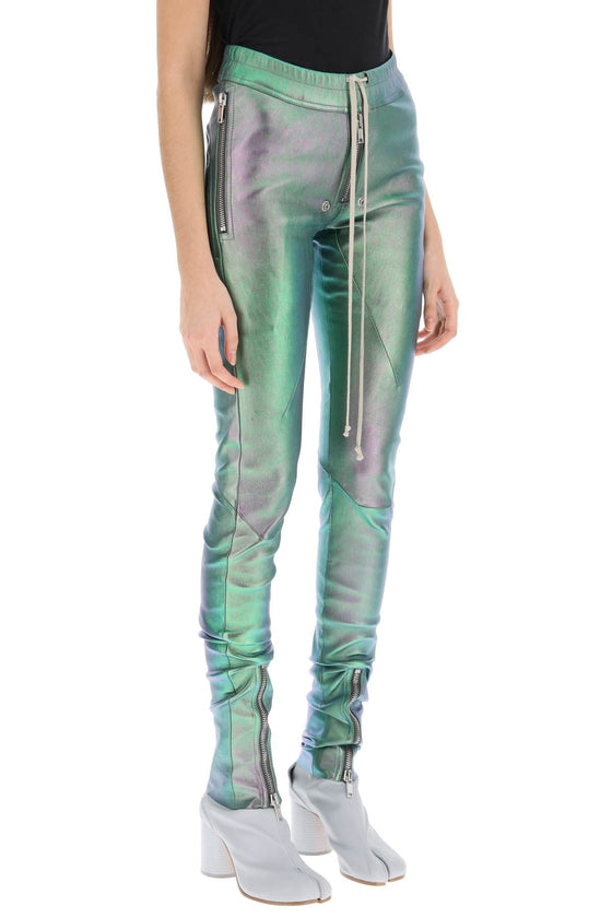 Rick owens 'gary' iridescent leather pants