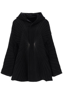  Rick owens 'peter' coat with radiance embroidery
