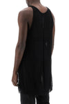 Rick owens "knitted tank top with perforated
