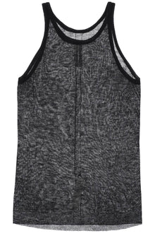  Rick owens "knitted tank top with perforated