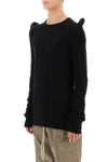 Rick owens pointy shoulders cashmere sweater