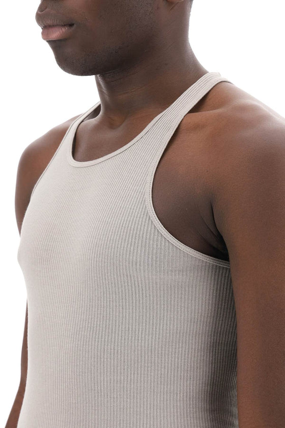 Rick owens "ribbed jersey tank top with