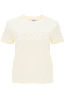  Lanvin logo embroidered t-shirt
