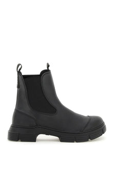  Ganni recycled rubber chelsea ankle boots