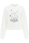 Maison margiela logo embroidery sweatshirt