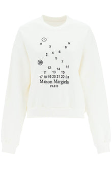  Maison margiela logo embroidery sweatshirt