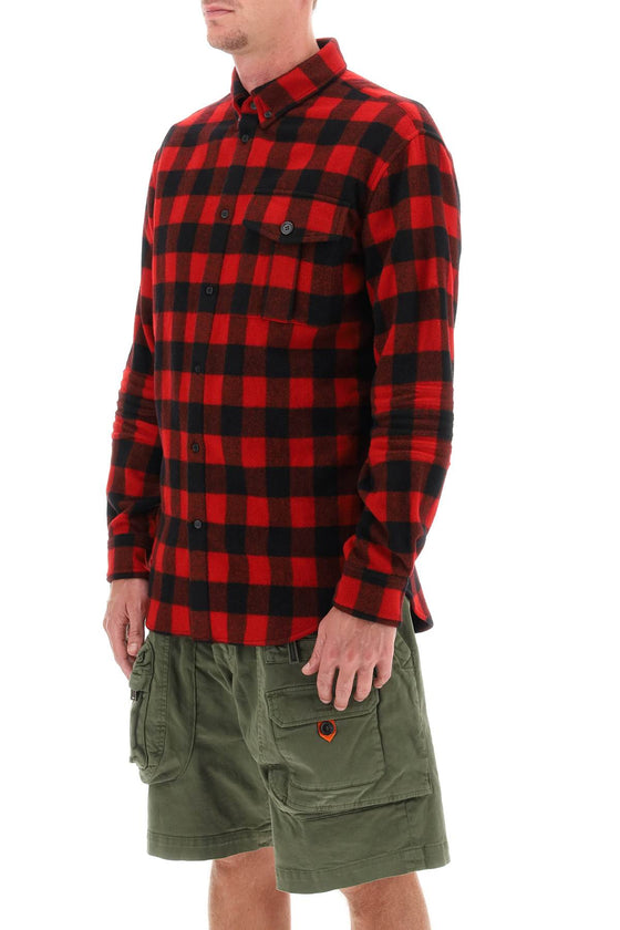 Dsquared2 shirt with check motif and back logo