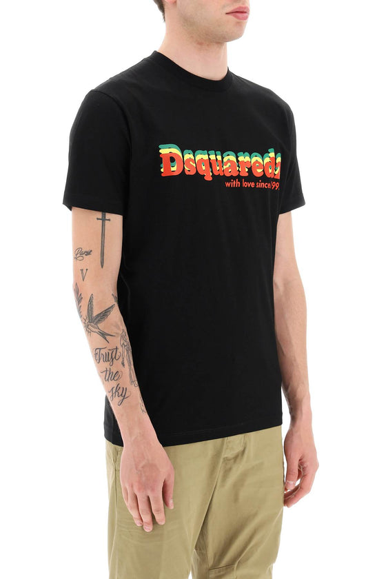 Dsquared2 logo print cool fit t-shirt