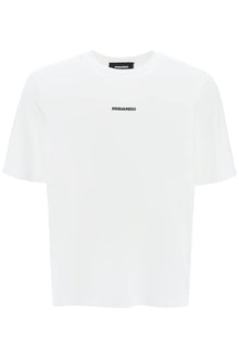  Dsquared2 t-shirt slouch fit con stampa logo