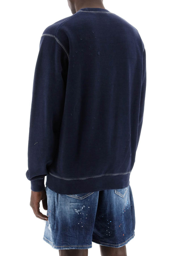 Dsquared2 "used effect cool fit sweatshirt