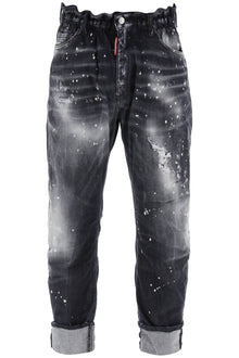  Dsquared2 black ripped wash big brother jeans for men
