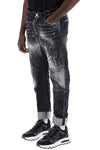 Dsquared2 black ripped wash big brother jeans for men