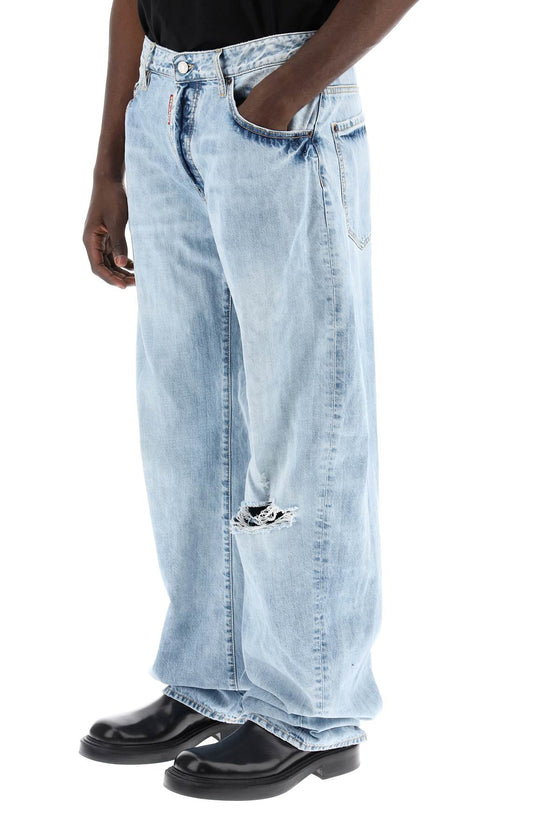 Dsquared2 "oversized jeans with destroyed