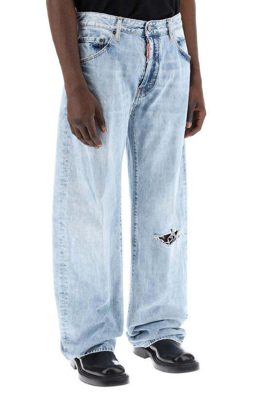 Dsquared2 "oversized jeans with destroyed