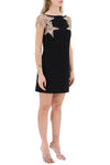 Dsquared2 short dress with crystal stars pattern