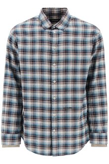  Dsquared2 check shirt with layered sleeves