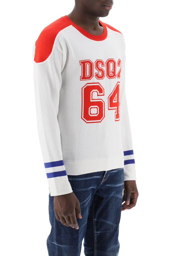 Dsquared2 dsq2 64 football sweater