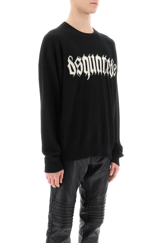 Dsquared2 gothic logo sweater