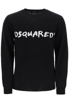  Dsquared2 textured logo sweater