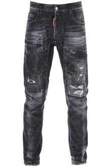  Dsquared2 distressed tidy biker jeans