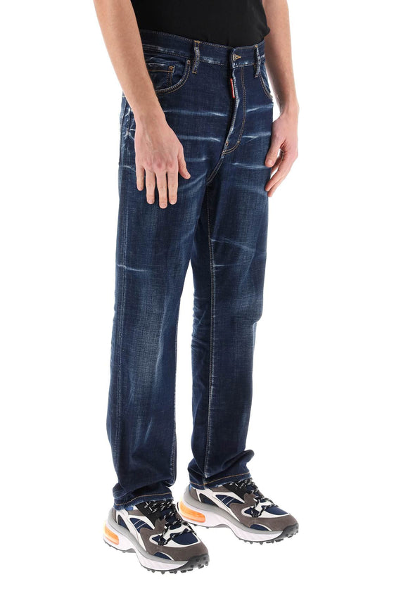 Dsquared2 642 jeans in dark clean wash