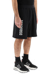 Dsquared2 jersey bermuda shorts with logo