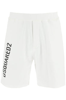  Dsquared2 jersey bermuda shorts with logo