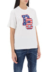 Dsquared2 easy fit t-shirt with graphic print