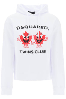  Dsquared2 twins club hooded sweatshirt