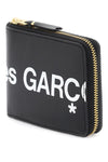 Comme des garcons wallet zip-around with maxi logo
