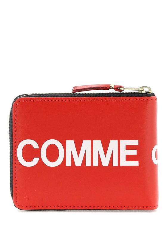 Comme des garcons wallet zip-around with maxi logo