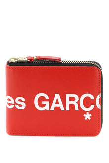  Comme des garcons wallet zip-around with maxi logo