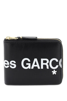  Comme des garcons wallet zip-around with maxi logo