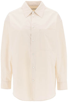  Lemaire oversized shirt in poplin