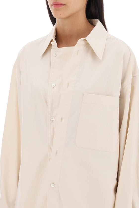 Lemaire oversized shirt in poplin