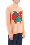 Sky high farm 'happy tomatoes' cotton sweater