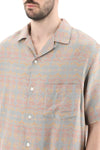 Portuguese flannel cotton viscose 'resort' short sleeve shirt